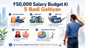 Budgeting ₹50,000 Salary Budget Planning Ki 5 Badi Galtiyan