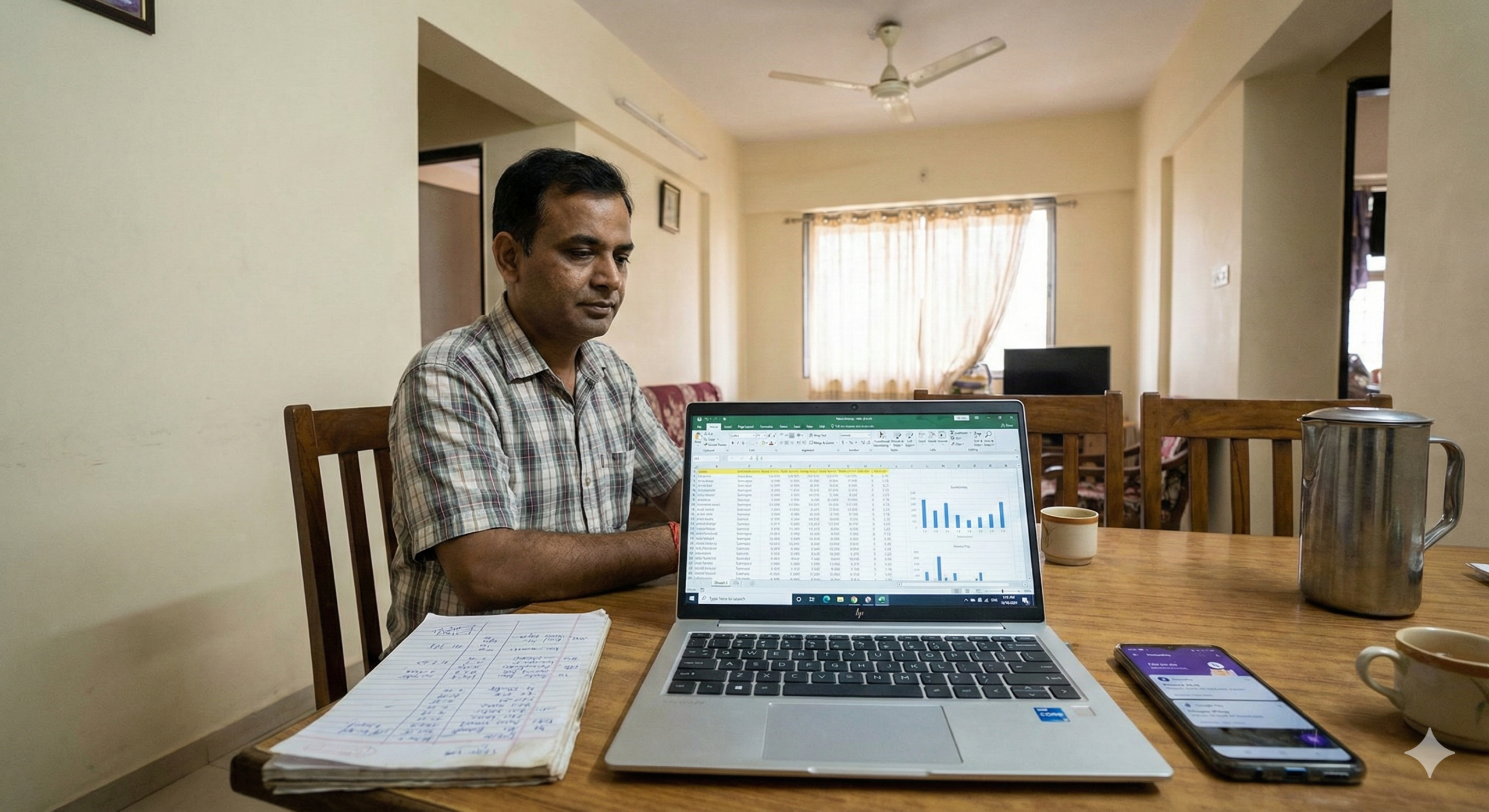 Excel monthly budget sheet for Indian salary planning