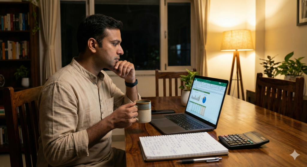 Monthly budget review and expense tracking in Excel