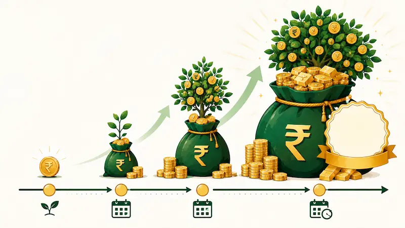 1000 rupees monthly sip 20 saal mein 10 lakh india nifty 50 index fund power