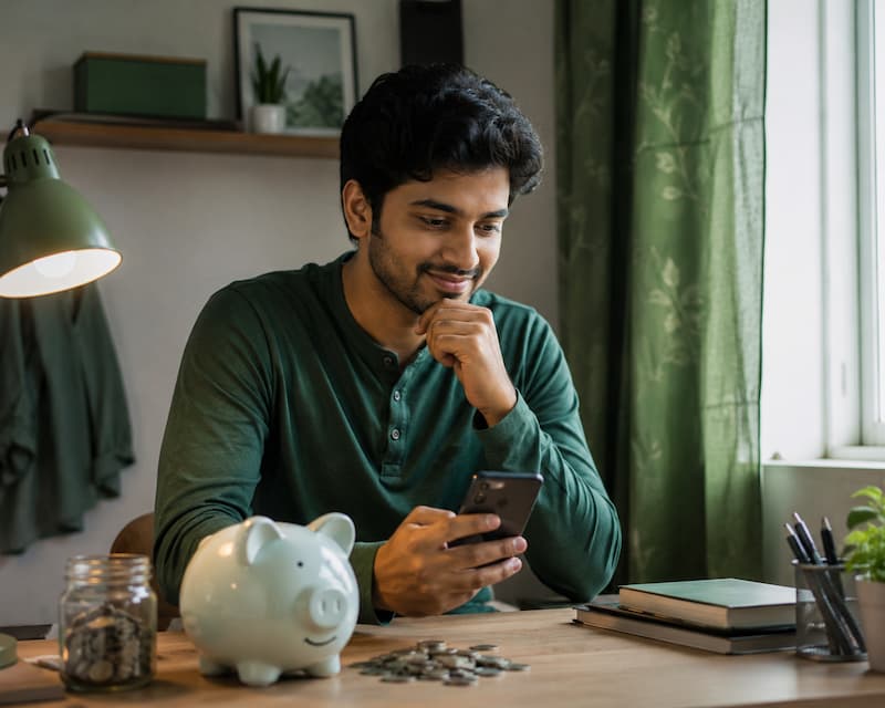 20000 salary me saving kaise kare - young indian professional budgeting