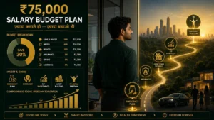 Budgeting ₹75,000 Salary Budget Plan: ज़्यादा कमाते हो — ज़्यादा बचाओ भी