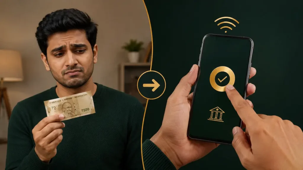 cash stuffing psychology pain of paying cash vs UPI overspending india