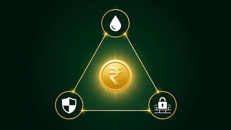 Best Place to Keep Emergency Fund India emergency fund 3 rules India - liquidity safety aur separation triangle