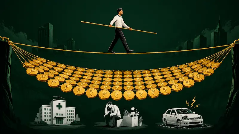 emergency fund kya hai India - financial safety net Hindi mein samjhao