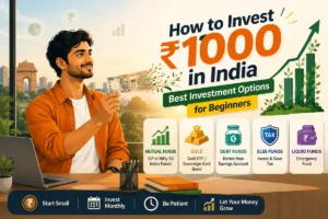 How to Invest ₹1000 in India — ₹1000 कहाँ Invest करें? Beginners के लिए Best तरीका