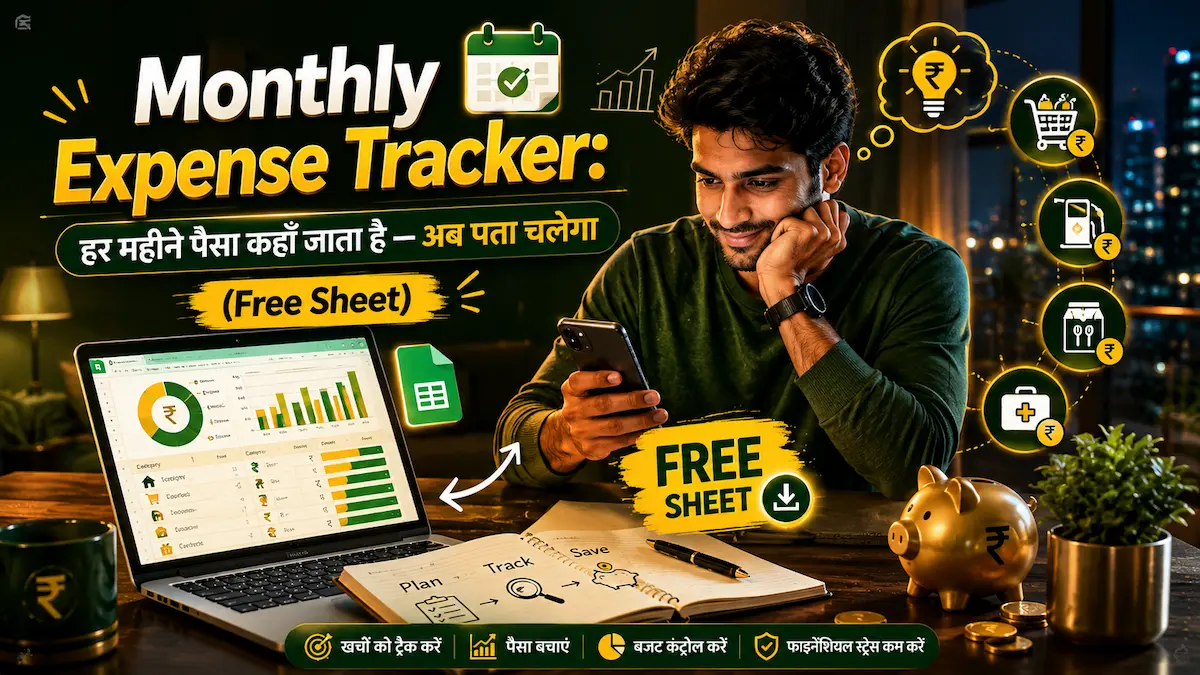 monthly expense tracker spreadsheet se paise kahan gaye pata karo