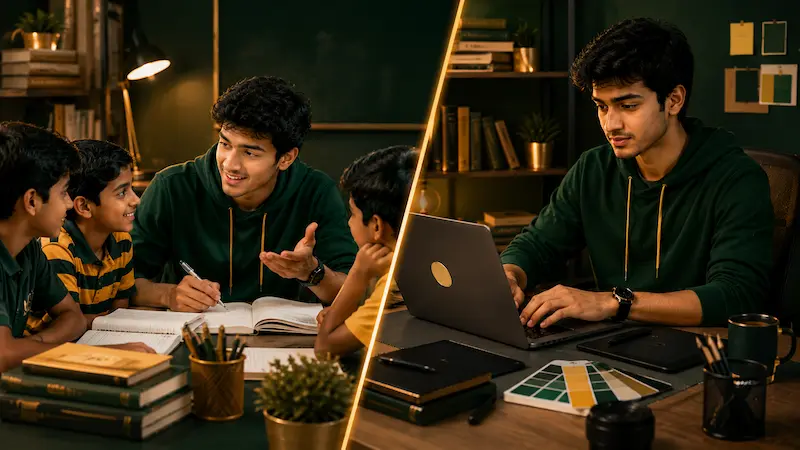 student side income india tuition freelancing college extra earning