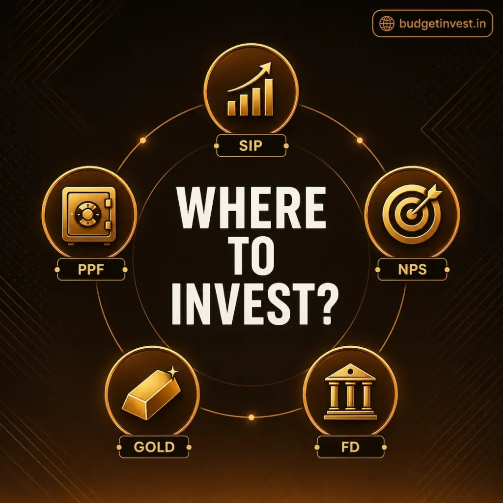 where to invest money india platform comparison groww zerodha ppf sip budgetinvest