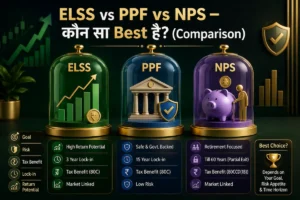 ELSS vs PPF vs NPS — कौन सा Best है?(Comparison)