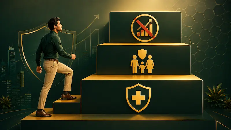 insurance priority order india - pehle kya le health ya term