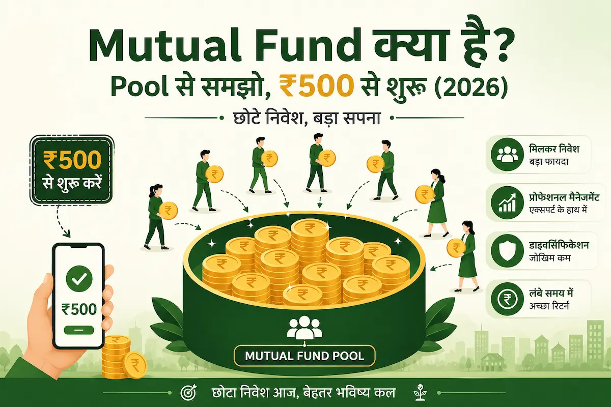 Mutual Fund क्या है और ₹500 से investment कैसे शुरू करें
