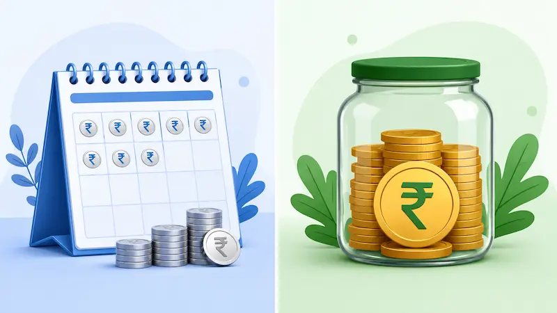 RD recurring deposit FD fixed deposit basics India
