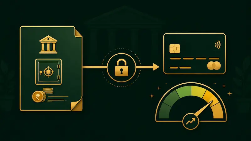 secured credit card kya hai - FD se credit history banao hindi