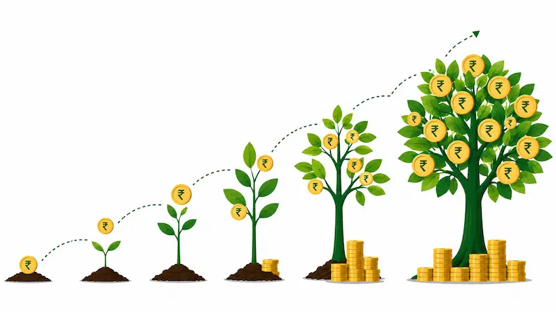 SIP mutual fund long term growth compounding India