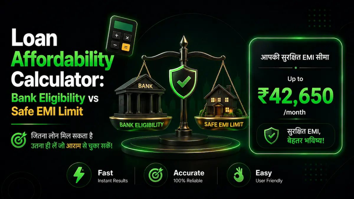 Loan Affordability Calculator – जानें आपकी आय के अनुसार कितना लोन लेना सुरक्षित है