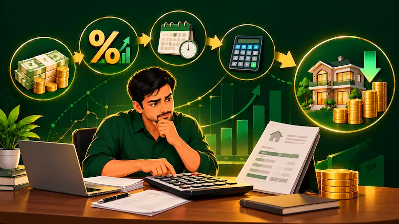 EMI Calculate Karne Ka Formula Kya Hai? Step-by-Step emi calculate karne ka formula kya hai EMI calculation step by step example