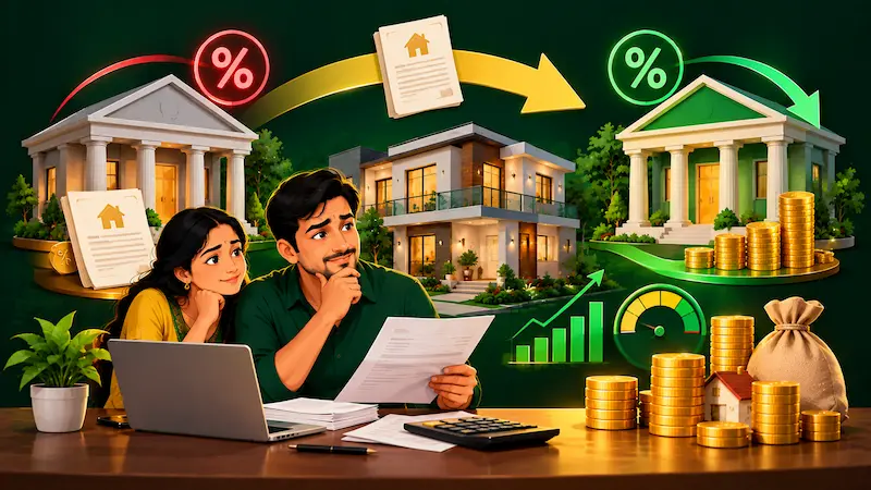 Home loan balance transfer से EMI कम करना