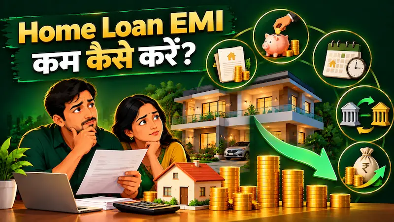 Home Loan EMI कम कैसे करें