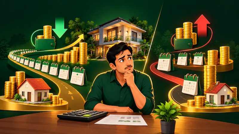 Loan tenure बढ़ाकर home loan EMI कम करना