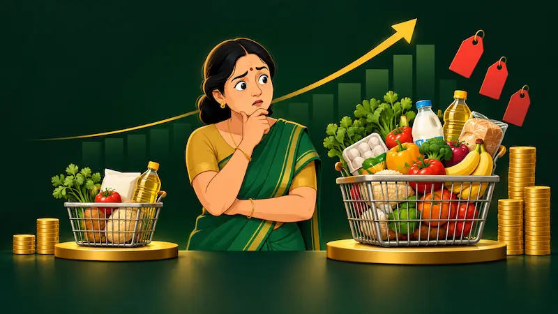 Inflation की वजह से savings की purchasing power कम होना
