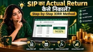 SIP का Actual Return कैसे निकालें? Step-by-Step XIRR Method