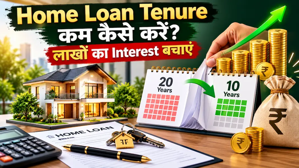 Home Loan Tenure Kam Kaise Karein aur लाखों का Interest बचाने का तरीका