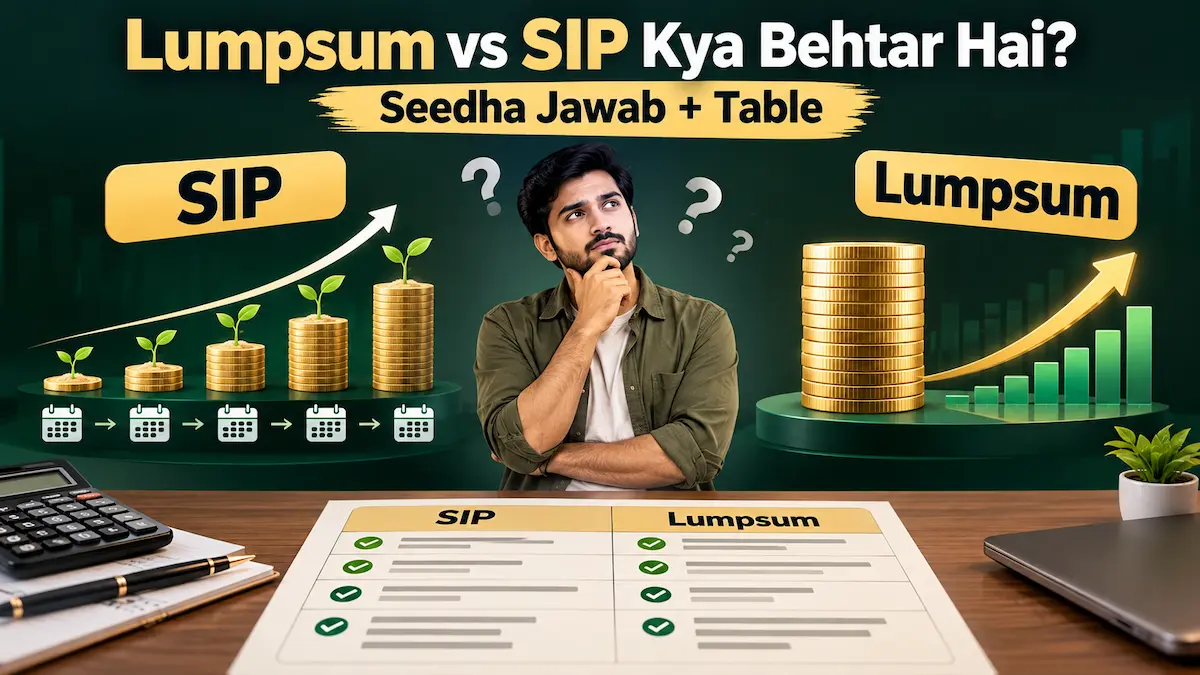 Lumpsum vs SIP Kya Behtar Hai comparison with SIP and Lumpsum investment