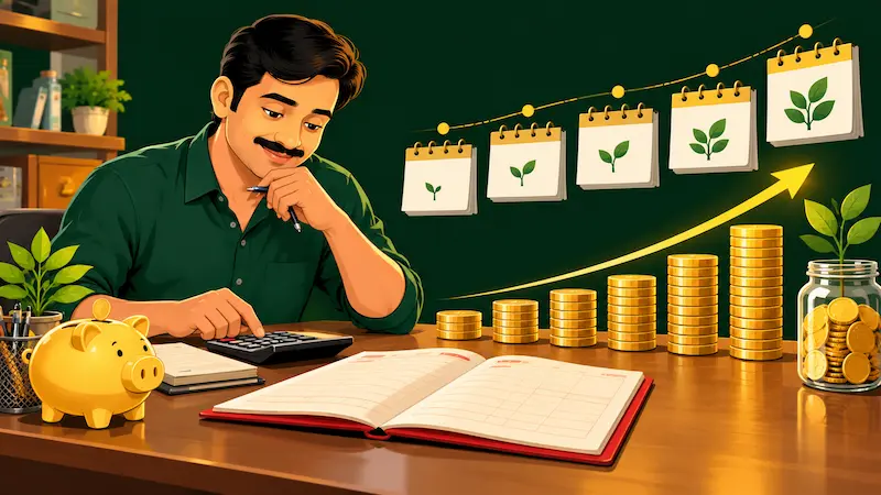 RD Account Kaise Khole Post Office Mein – मासिक RD बचत और मैच्योरिटी राशि कैलकुलेट करना